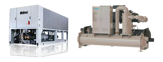 Screw Chillers (Water cooled &amp; Air cooled)